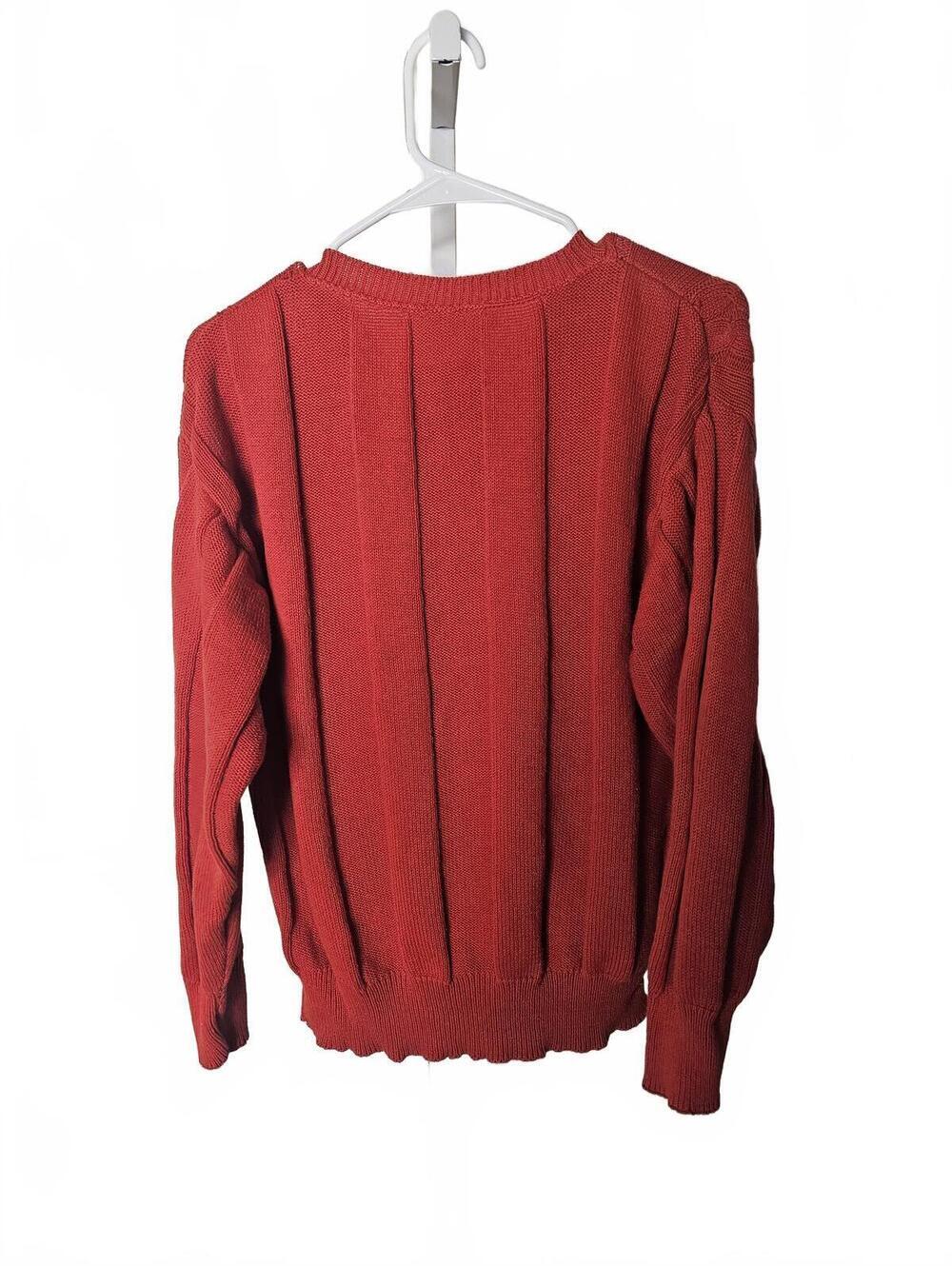 Red Cable Knit Sweater - Picture 3 of 3